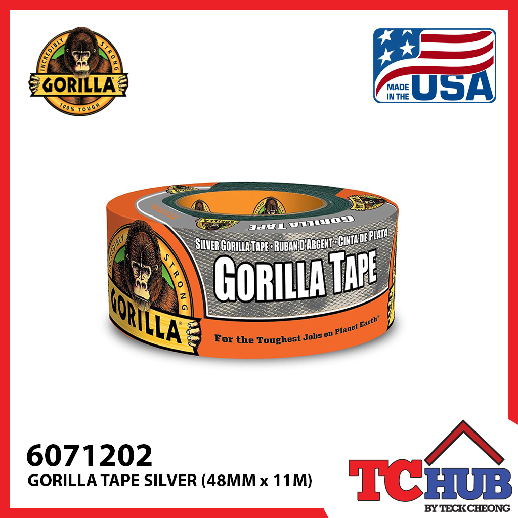 Gorilla 6071202 Silver Tape (48MM x 11M)