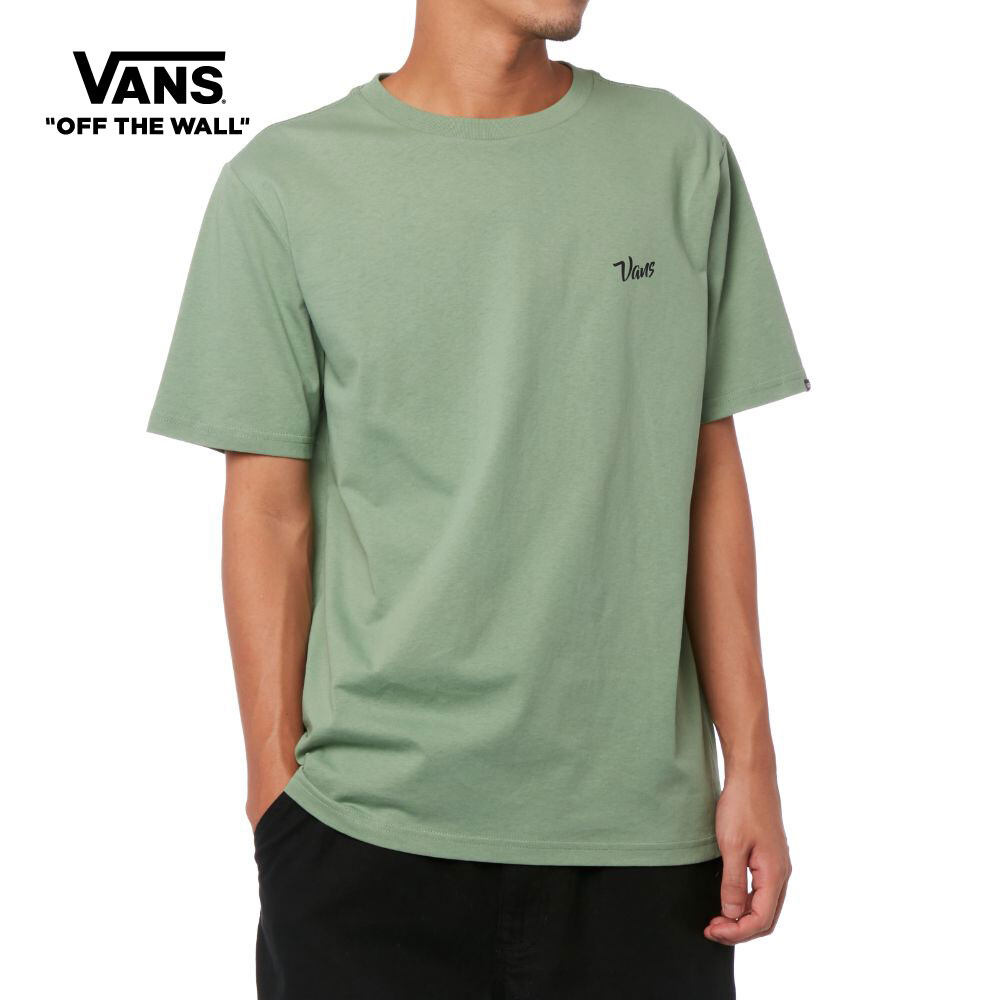 Vans Paisley Check Short Sleeve Tee Men GREEN VN0A7TOPZXQ1
