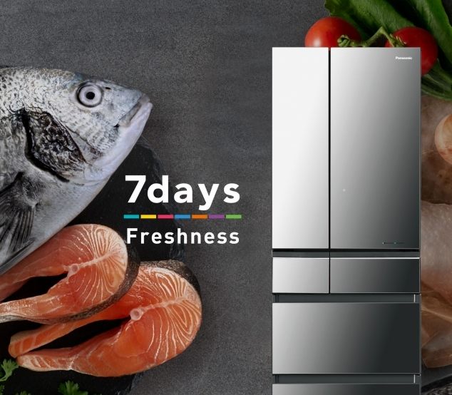 [Bulky] Panasonic NR-F603GT-X6 Premium MIJ 6-Door Refrigerator with Refined Full-flat Glass Design