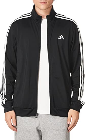 adidas Men's Essentials Warm-Up 3-Stripes Track Top